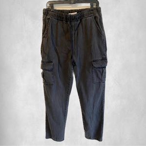 SO Black Cargo Jogger Pants